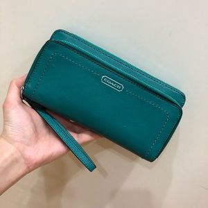 Coach Double Accordion Zip Wallet